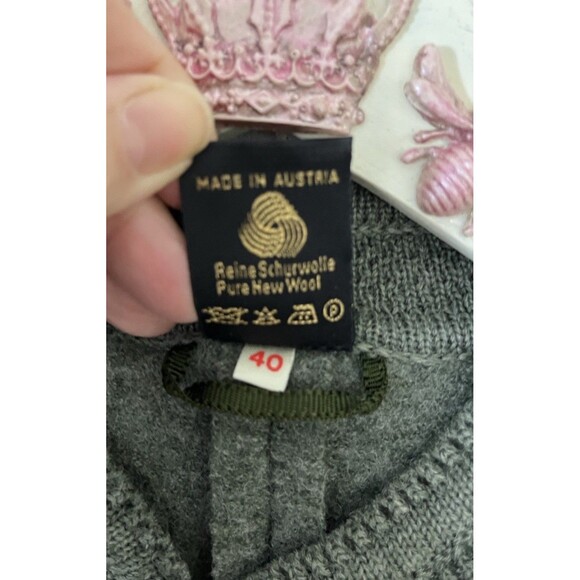 Vintage Boos Loden Green Jacket Made In Austria 100% Wool Trachten - Picture 8 of 9